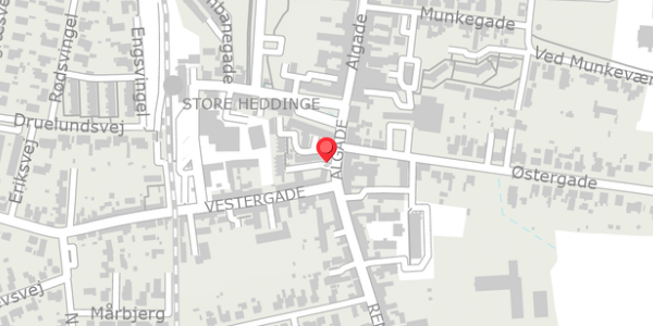 Trafikstøjkort på Algade 1F, 4660 Store Heddinge