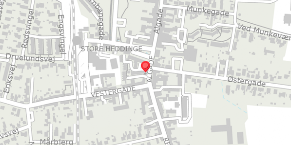 Trafikstøjkort på Algade 3, 4660 Store Heddinge