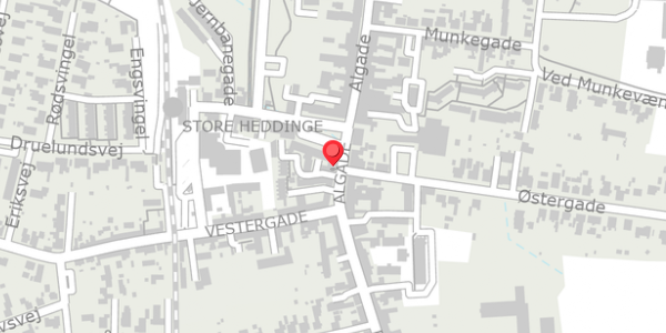 Trafikstøjkort på Algade 5, st. , 4660 Store Heddinge