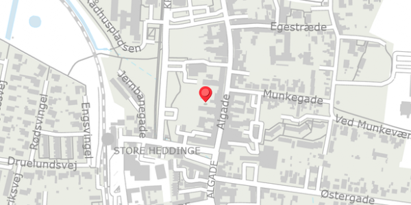 Trafikstøjkort på Algade 15A, 4660 Store Heddinge
