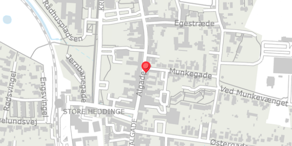 Trafikstøjkort på Algade 18, 1. th, 4660 Store Heddinge