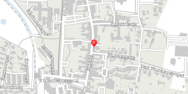 Trafikstøjkort på Algade 22, 1. th, 4660 Store Heddinge