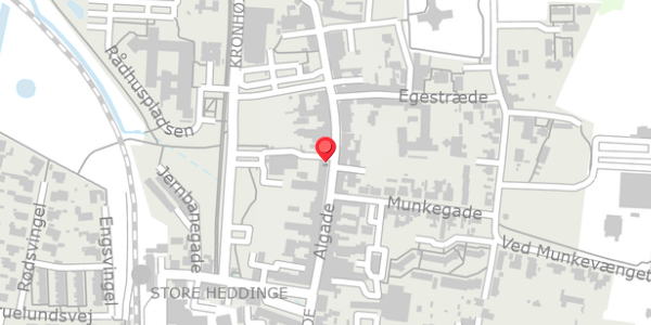 Trafikstøjkort på Algade 23, 4660 Store Heddinge
