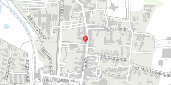 Trafikstøjkort på Algade 25A, 1. , 4660 Store Heddinge