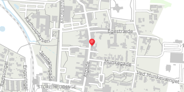 Trafikstøjkort på Algade 26A, 4660 Store Heddinge