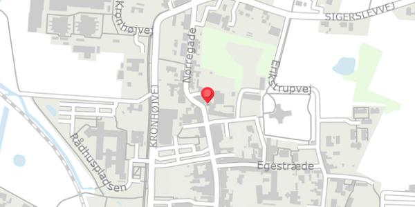 Trafikstøjkort på Algade 40, 4660 Store Heddinge