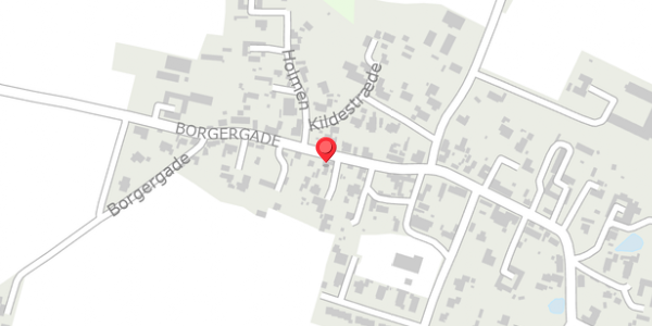 Trafikstøjkort på Borgergade 21, 4672 Klippinge