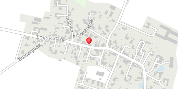 Trafikstøjkort på Borgergade 32, 4672 Klippinge