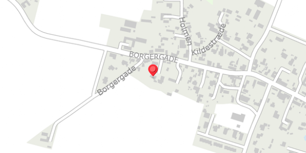 Trafikstøjkort på Borgergade 33, . , 4672 Klippinge