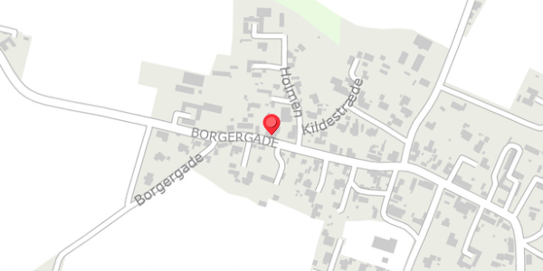 Trafikstøjkort på Borgergade 38, . , 4672 Klippinge