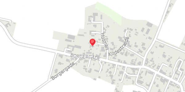 Trafikstøjkort på Borgergade 40, . , 4672 Klippinge