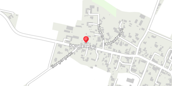Trafikstøjkort på Borgergade 42, . , 4672 Klippinge