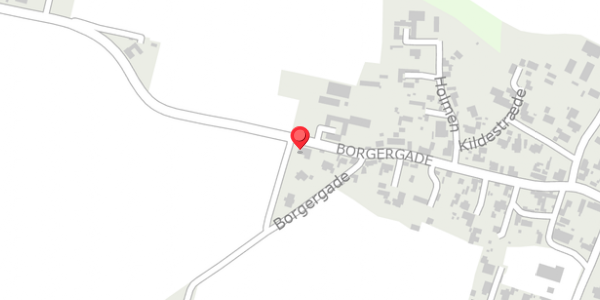 Trafikstøjkort på Borgergade 47, . , 4672 Klippinge