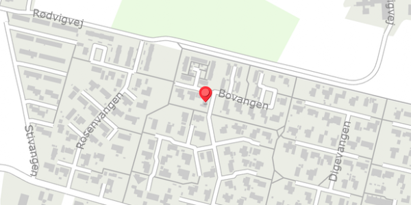 Trafikstøjkort på Bovangen 49, 4660 Store Heddinge