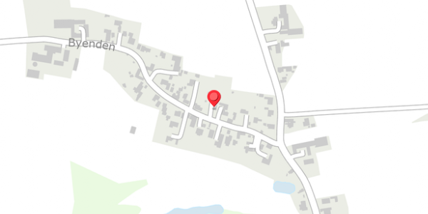 Trafikstøjkort på Byenden 8A, 4660 Store Heddinge
