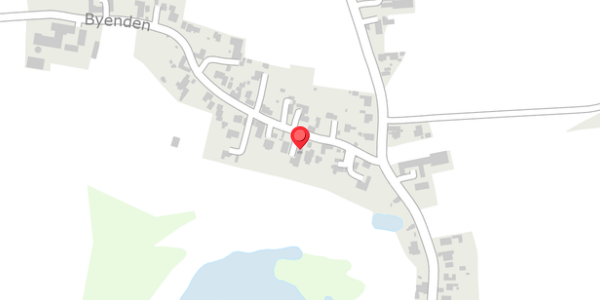 Trafikstøjkort på Byenden 9, 4660 Store Heddinge
