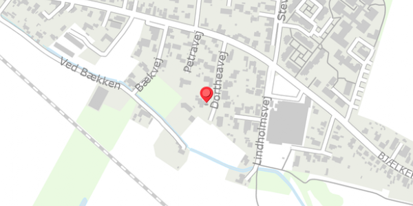 Trafikstøjkort på Dortheavej 10, . , 4660 Store Heddinge