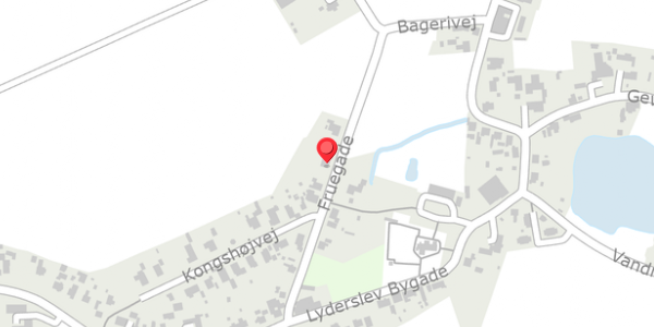 Trafikstøjkort på Fruegade 13, 4660 Store Heddinge