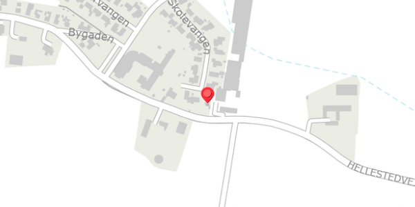 Trafikstøjkort på Hellestedvej 24, 4652 Hårlev