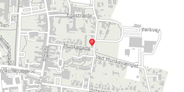 Trafikstøjkort på Munkegade 17, . , 4660 Store Heddinge