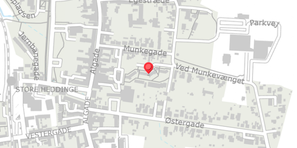 Trafikstøjkort på Munkehaven 12, . , 4660 Store Heddinge