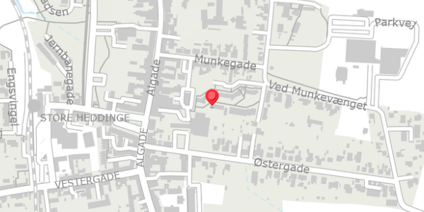 Trafikstøjkort på Munkehaven 30, . , 4660 Store Heddinge