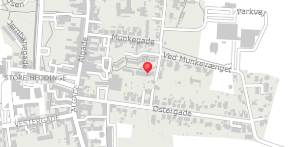 Trafikstøjkort på Munkehaven 46, . , 4660 Store Heddinge