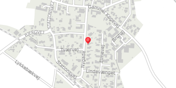 Trafikstøjkort på Nygade 7, . , 4672 Klippinge