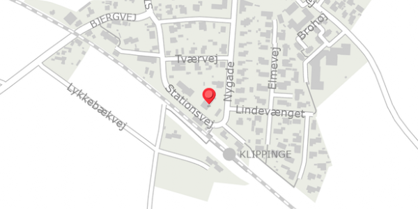 Trafikstøjkort på Nygade 12, . , 4672 Klippinge
