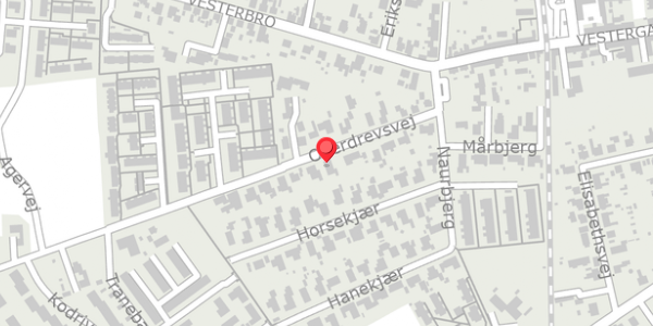 Trafikstøjkort på Overdrevsvej 13, . , 4660 Store Heddinge