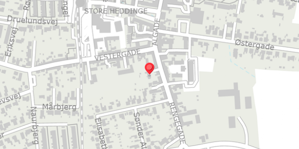 Trafikstøjkort på Rengegade 8A, . , 4660 Store Heddinge