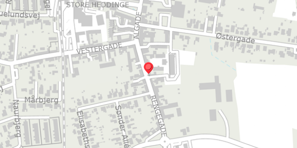 Trafikstøjkort på Rengegade 9, . , 4660 Store Heddinge