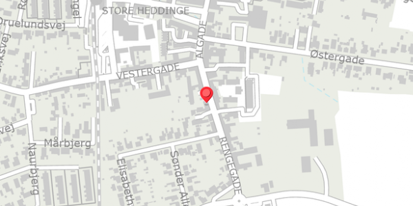 Trafikstøjkort på Rengegade 10, . , 4660 Store Heddinge