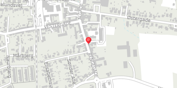 Trafikstøjkort på Rengegade 11, . , 4660 Store Heddinge