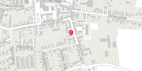 Trafikstøjkort på Rengegade 12E, . , 4660 Store Heddinge