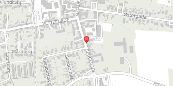 Trafikstøjkort på Rengegade 13, . , 4660 Store Heddinge