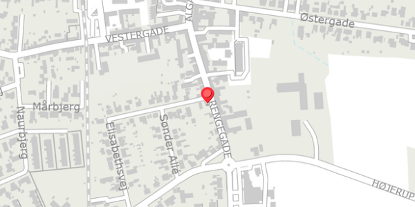 Trafikstøjkort på Rengegade 18, . , 4660 Store Heddinge