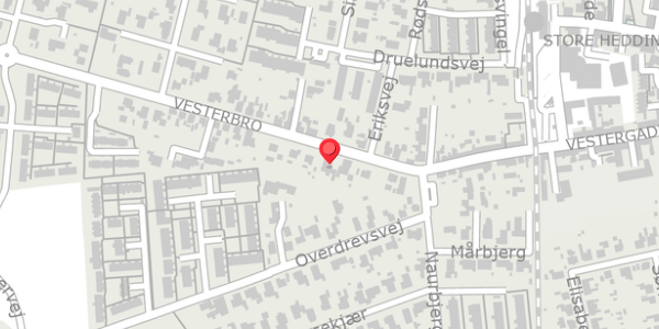 Trafikstøjkort på Vesterbro 7, . , 4660 Store Heddinge