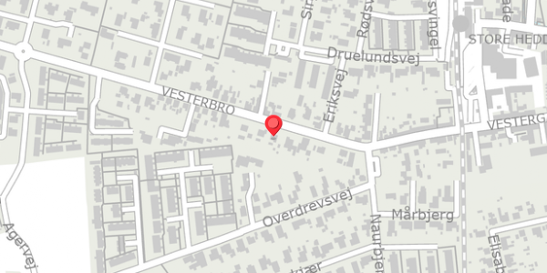 Trafikstøjkort på Vesterbro 9, . , 4660 Store Heddinge