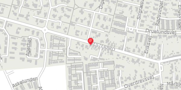 Trafikstøjkort på Vesterbro 29, . , 4660 Store Heddinge