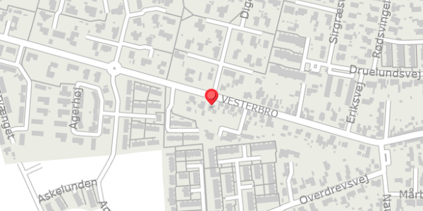 Trafikstøjkort på Vesterbro 31, . , 4660 Store Heddinge