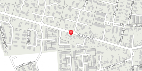 Trafikstøjkort på Vesterbro 33, . , 4660 Store Heddinge