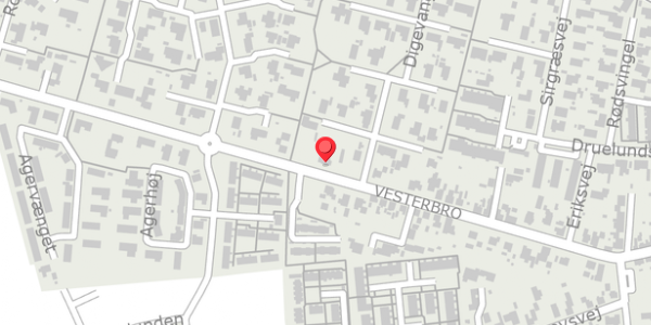 Trafikstøjkort på Vesterbro 38, . , 4660 Store Heddinge
