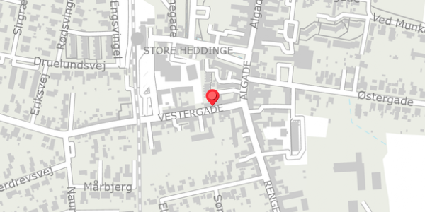 Trafikstøjkort på Vestergade 2E, . , 4660 Store Heddinge