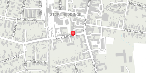 Trafikstøjkort på Vestergade 9, . , 4660 Store Heddinge