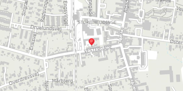 Trafikstøjkort på Vestergade 12C, . , 4660 Store Heddinge