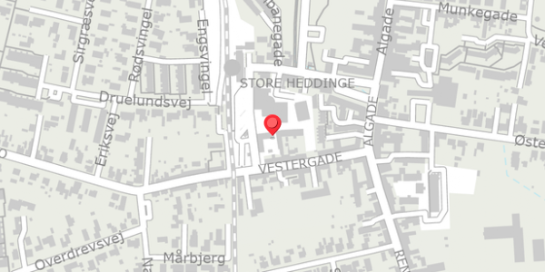 Trafikstøjkort på Vestergade 12F, . , 4660 Store Heddinge