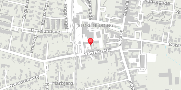 Trafikstøjkort på Vestergade 12M, . , 4660 Store Heddinge