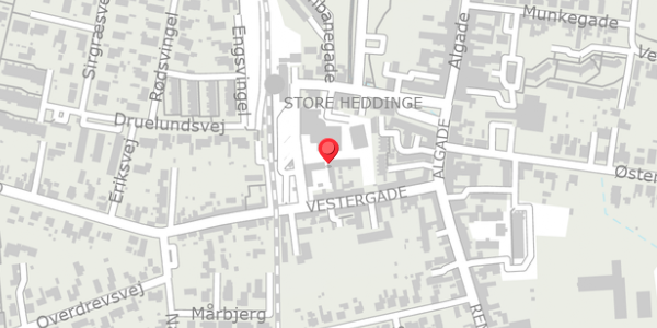 Trafikstøjkort på Vestergade 12P, . , 4660 Store Heddinge