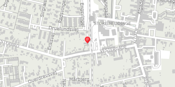 Trafikstøjkort på Vestergade 16G, . , 4660 Store Heddinge